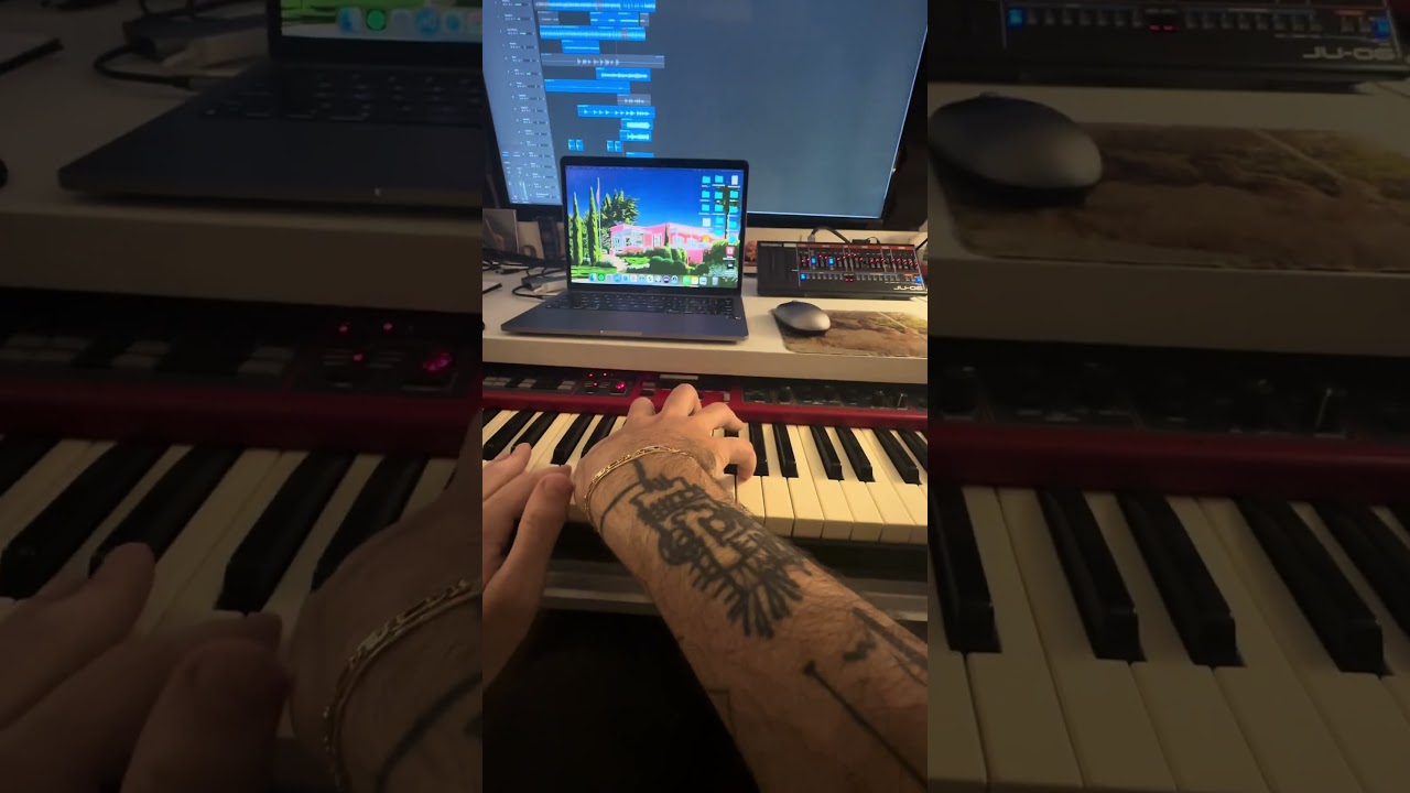 Arranjo de Lujon (Slow Hot Wind) - Henry Mancini feito com Ko Sampler II, Moog sub37, Nord Stage 2ex