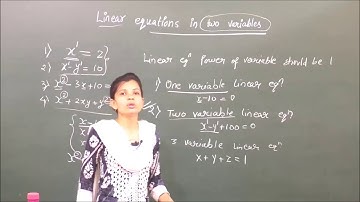 MATHS-IX-4-01 Linear equation in two variable,  Pradeep Kshetrapal channel