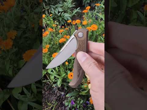 AG knives Calypso Dragon Bronze full custom knife Russia