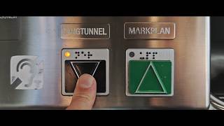 Sweden, Stockholm, Bรฅlsta Train Station, 2X elevator