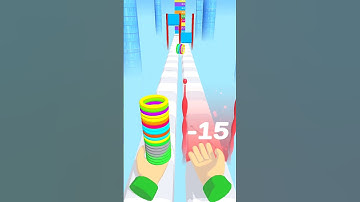 Rainbow 🌈 spring roll colour run level 42#shorts #ytshorts #games