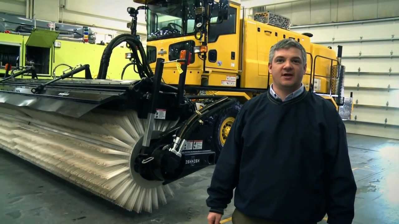 Oshkosh Airport Products H-Series XF Broom Walkaround
