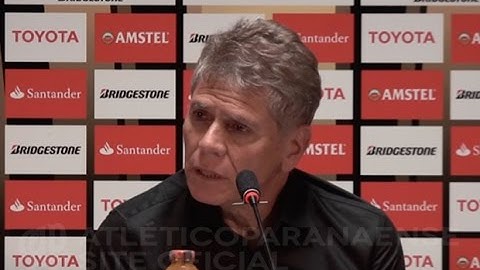 Entrevista pós-jogo: Atlético Paranaense 2x1 Flamengo - Paulo Autuori