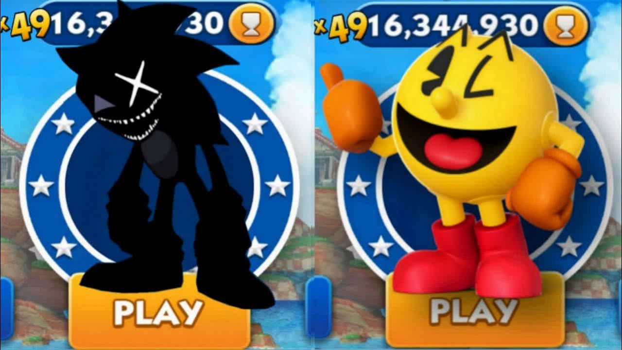 Vampire Pacman Sonic Dash - Vampire Shadow VS Pacman _ Movie Sonic vs All Bosses Zazz ...