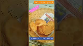 part 2 making of aamras puri | Mango Season | Puri recipe youtubeshorts yummy tasty shorts