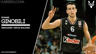 Manu Ginobili - Highlights Virtus Bologna - Vu Nere Bologna