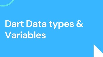 Dart Data types and variables with examples | Flutter tutorial for beginners