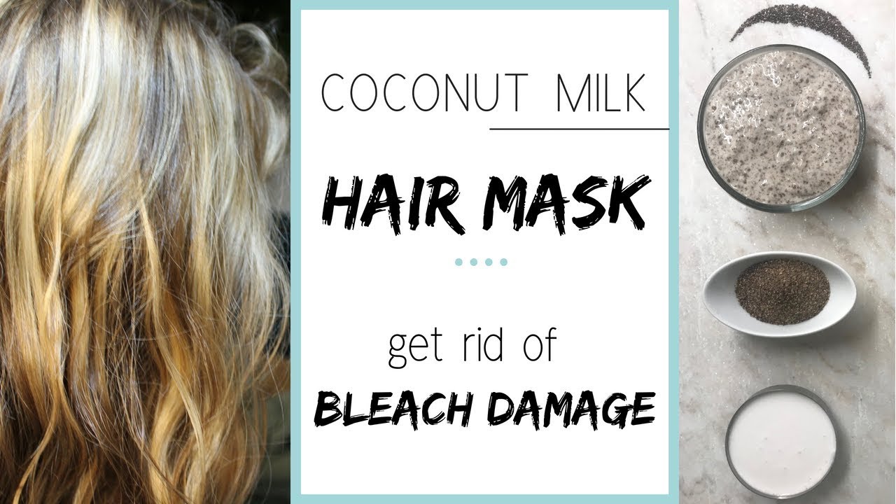 DAMAGED HAIR FROM COLOR TREATMENT? DIY Overnight Hair Mask YouTube