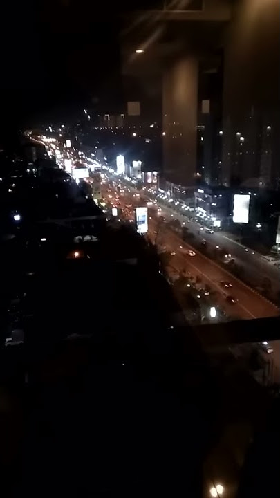 Suasana Kota Bekasi di Malam Hari