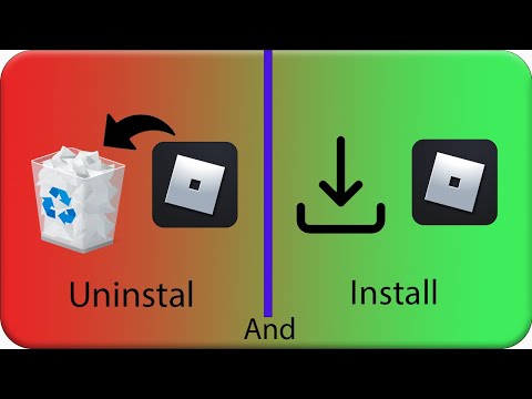 How to uninstall & install Roblox