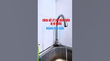 XỬ LÝ VÒI RỬA CHÉN BỊ RỈ NƯỚC #luuxung #saigon #meohay #meovat #bonruachen #bonruabat #voinuoc