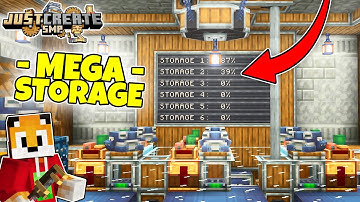 I built a HUGE STORAGE SYSTEM in Minecraft Create Mod [#5]