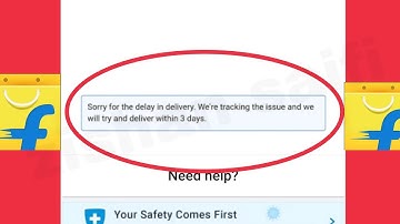 Flipkart Fix Sorry for the delay in delivery, we