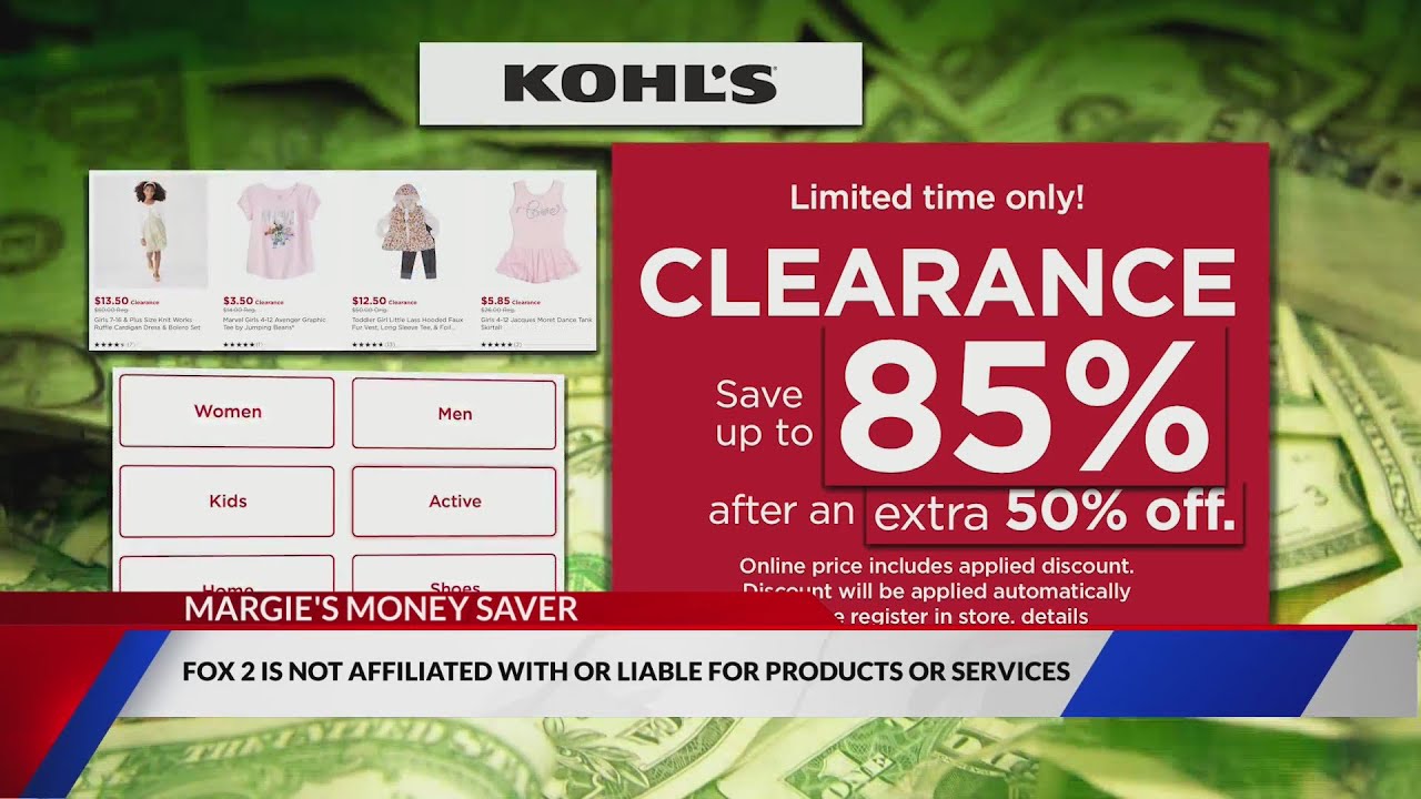 Money Saver: Kohl's clearance sale 