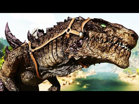HATCHING And RAISING The Most Realistic GODZILLA EVER in Ark Ascended