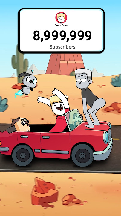 Road Trip to 9M Subs! Thank You!!! (Animation Meme) #shorts