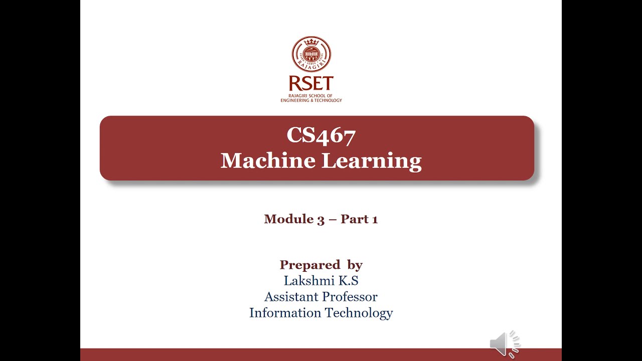 CS467 Machine Learning Module 3 Part 1 - YouTube