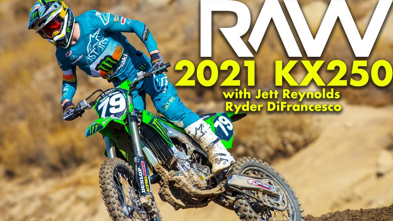 2021 Kawasaki KX250 RAW with Jett Reynolds & Ryder DiFrancesco – Motocross Motion Journal