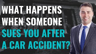 What happens when someone sues you after a car accident? | Personal Injury w/ Attorney Andrew Plagge