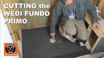 Install a Shower Pan Part 2: Cutting the Wedi Fundo Primo (Step-by-Step)