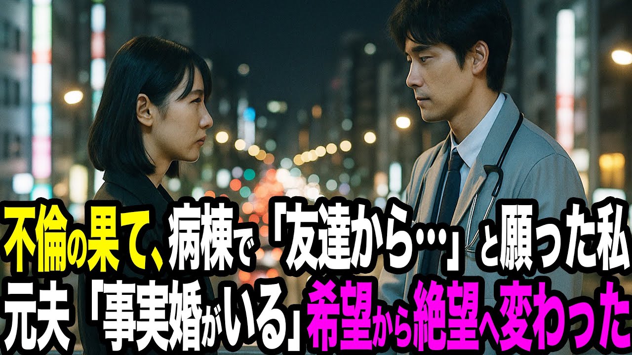 【シタ妻】不倫の末、精神科病棟で面会「友達からやり直したい」→夫「事実婚相手がいる」→「復讐はこれで全部終わり」と告げられ希望から絶望へ変わった【修羅場朗読】