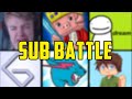 Dream TommyInnit GeorgeNotFound PewDiePie Cocomelon Technoblade Quackity Tubbo MrBeast - Sub Count
