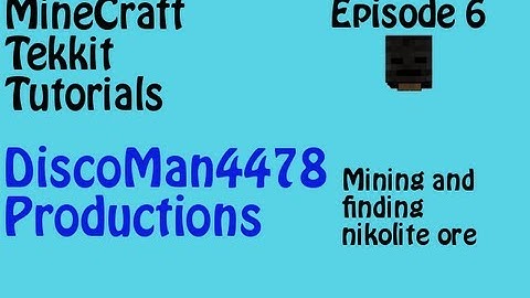 Minecraft tekkit finding nikolite