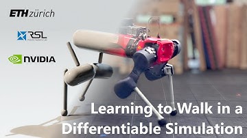Learning Deployable Locomotion Control via Differentiable Simulation