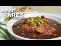 Special Beef Pares with Garlic Rice | Simple and Easy