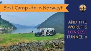 World's longest Road Tunnel & BEST campsite in Norway! Norway Motorhome Tour 2018 Part 4!