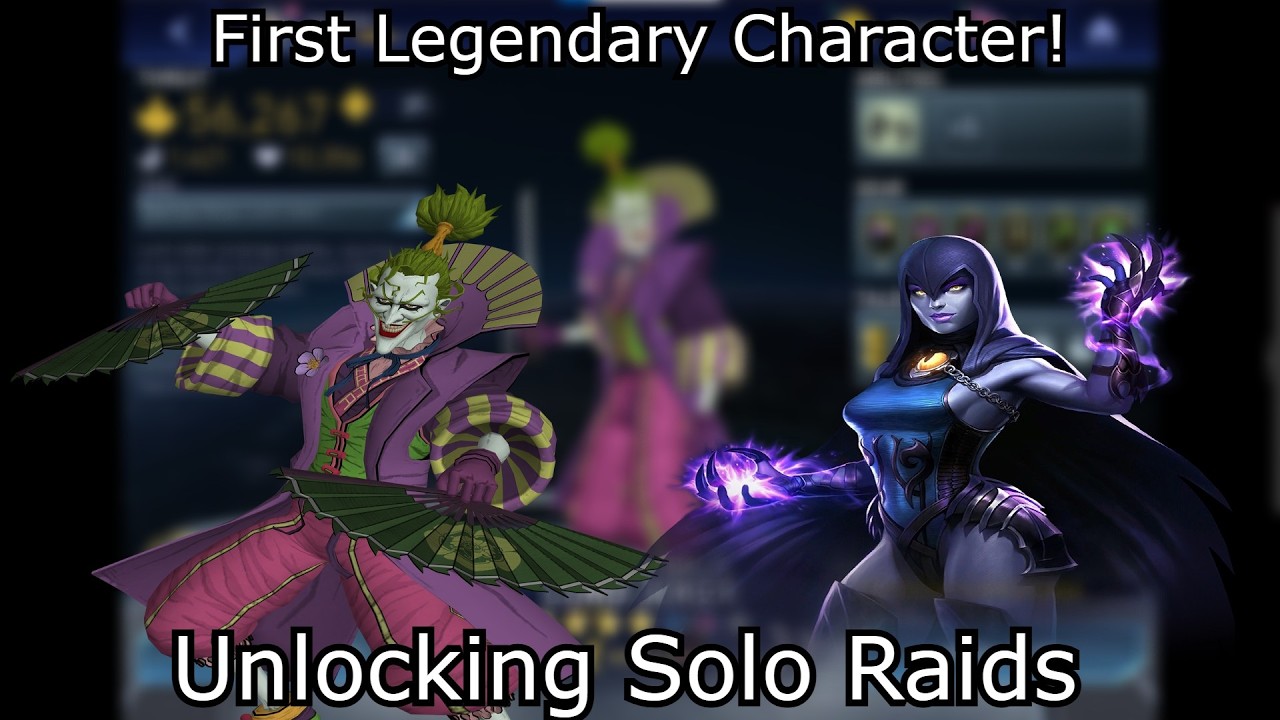 Unlocking Solo Raids + First Legendary Character!! - Injustice 2 mobile f2p series