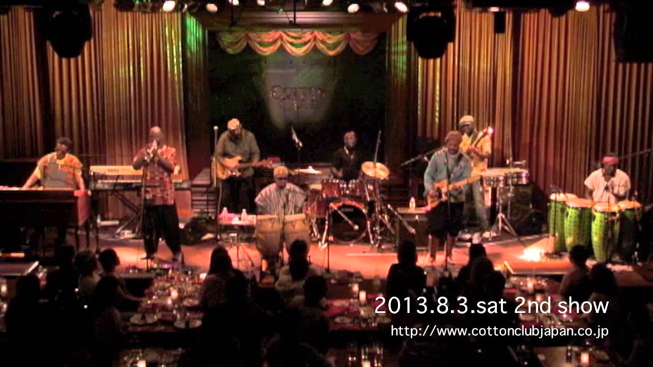 OSIBISA LIVE COTTON CLUB JAPAN (August.3,2013) YouTube
