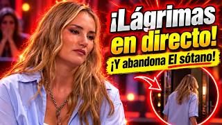 SHOCKING! Alba Carrillo BREAKS DOWN IN TEARS on air and WALKS OFF ‘El Sótano’
