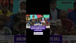 DELCY RODRÍGUEZ PRESIDENTA DE VENEZUELA ANUNCIA AUMENTO De Salario Integral A 240$