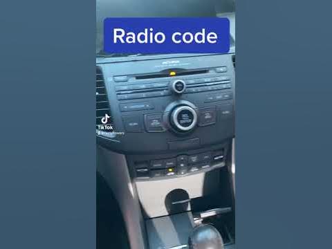 RADIO CODE ACURA TSX 2010/CÓDIGO DEL RADIO ACURA TSX 2010 #acura #radio