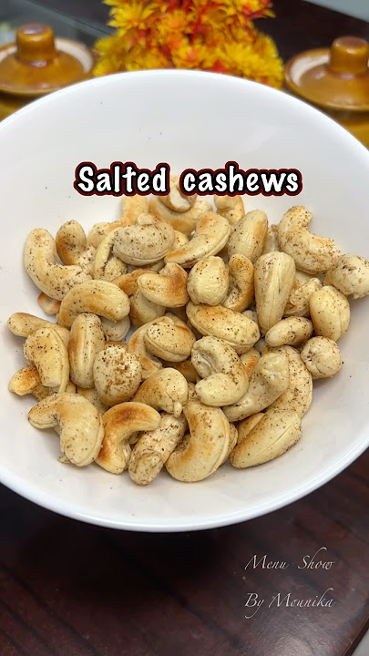Homemade Salted Kaju | Roasted & Flavorful