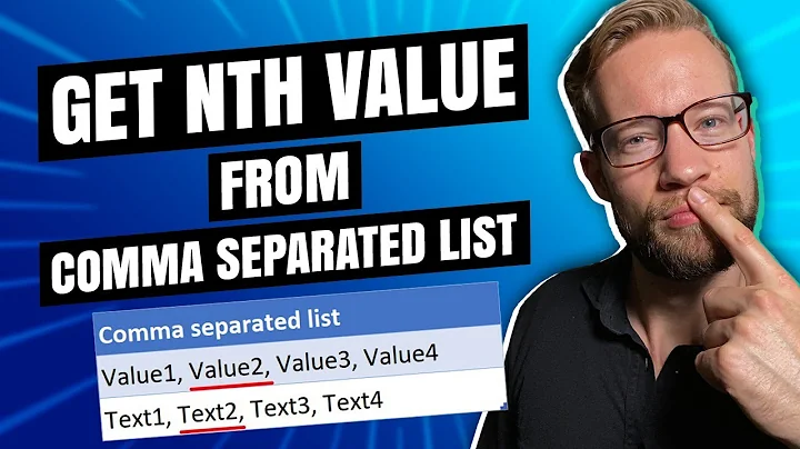 Get nth value from comma separated list in Power Query