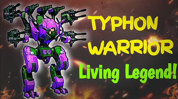 Defeat All Opponents with the Unstoppable Typhon Warrior in War Robot Game #warrobot #warrobotgame