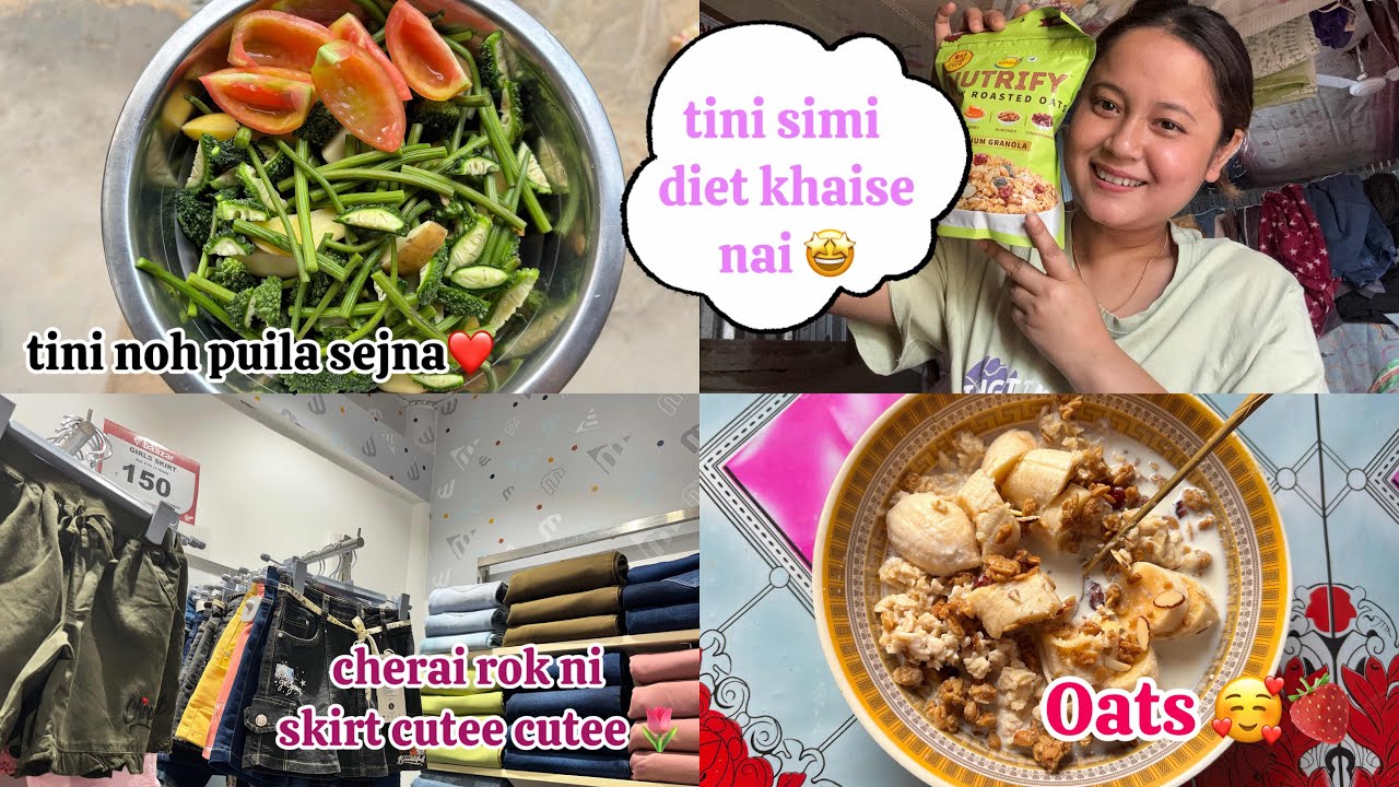 Tini Noh Puila Sejna Chanai❤️// Tini Simi Diet Khaise Nai 😆🤭// @Alishavlogs11 