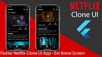 Netflix Clone App - Flutter UI - Em Breve Screen - Part II - Speed Code
