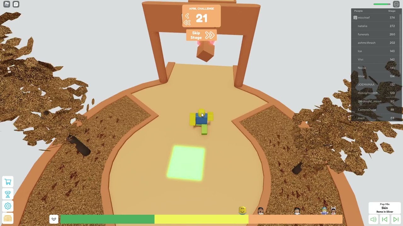 Master's Difficulty Chart Obby (April Challenge) All Stages 1 to 31