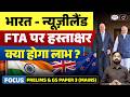 India–New Zealand FTA Explained | Key Benefits &amp; Strategic Impact | Current Affairs | Drishti IAS