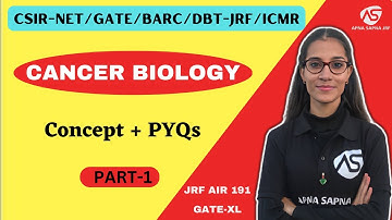 CANCER BIOLOGY Part 1 - CSIR-NET JRF LIFESCIENCE | #apnasapnajrf