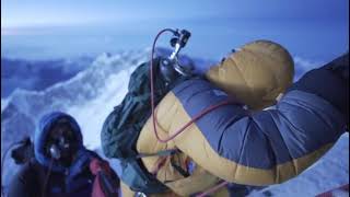 Amazing full moon night during Everest summit attack. The wind didn