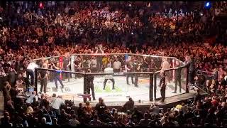 UFC London 2022 - Bruce Buffer introduces main event (Aspinall vs Volkov) - INSANE crowd!