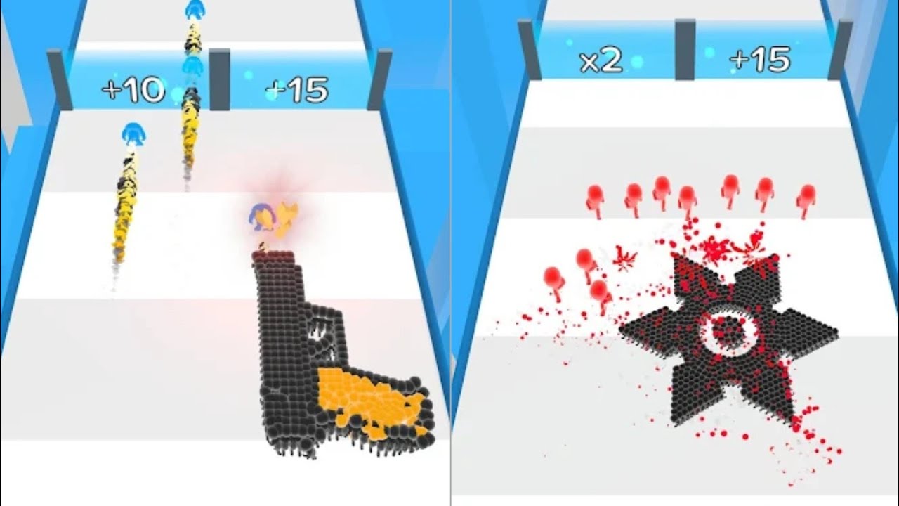 Crowd Number 3D Satisfying gameplay Android IOS