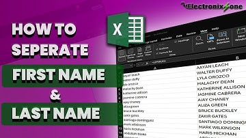 How to separate first and last names in excel (2024)