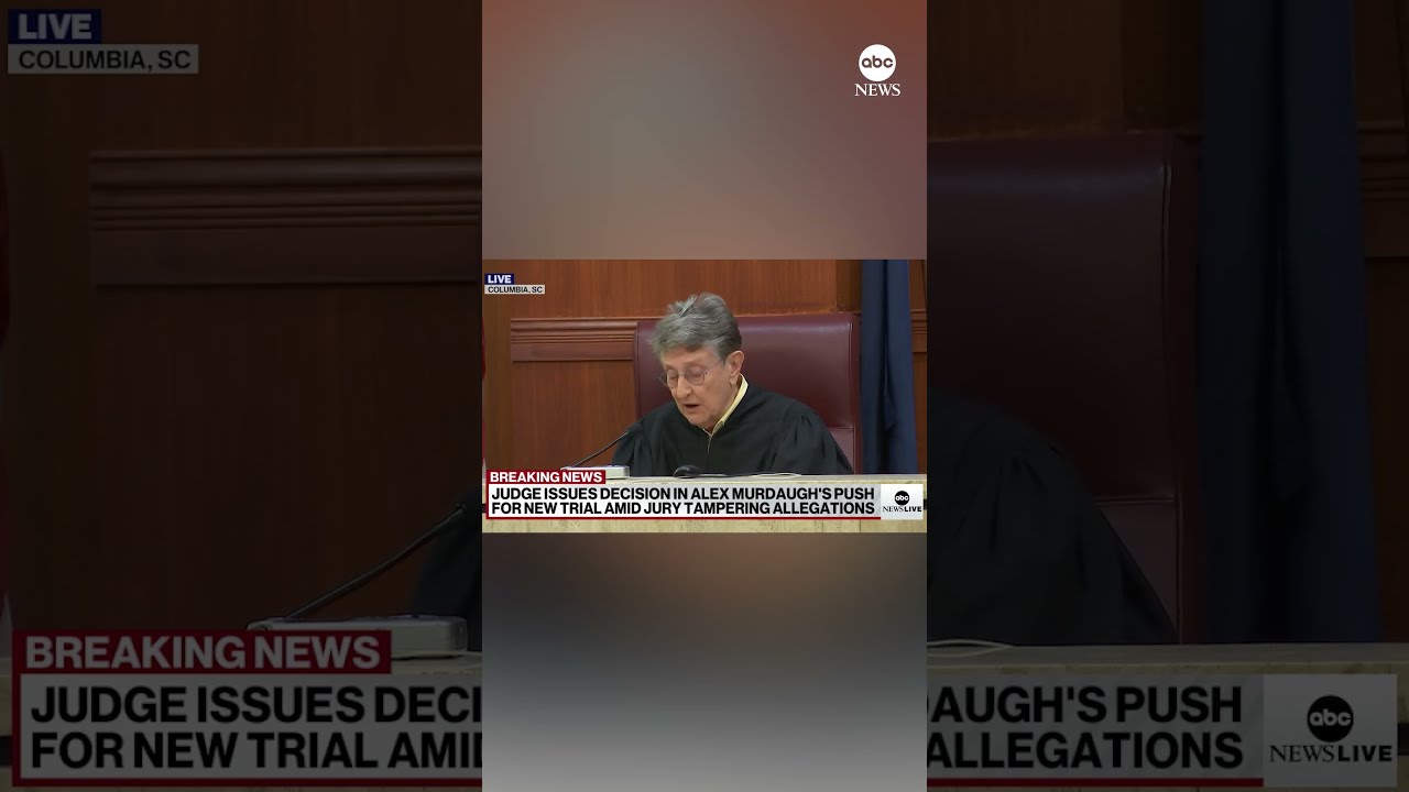 Judge Denies Alex Murdaugh Request For Retrial