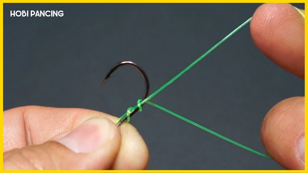3 Ways To Tie Hooks (How To Tie a Hook) YouTube