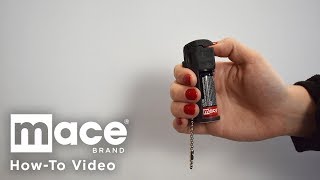How to use the Mace® Brand Peppergard Pocket Pepper Spray